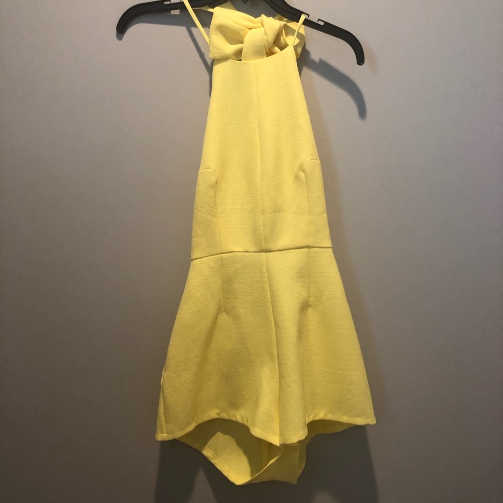 Yellow romper